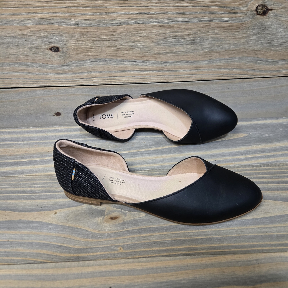 TOMS Women's Black Flats